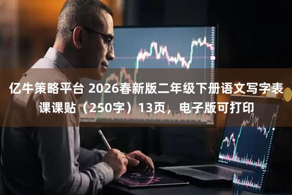亿牛策略平台 2026春新版二年级下册语文写字表课课贴（250字）13页，电子版可打印